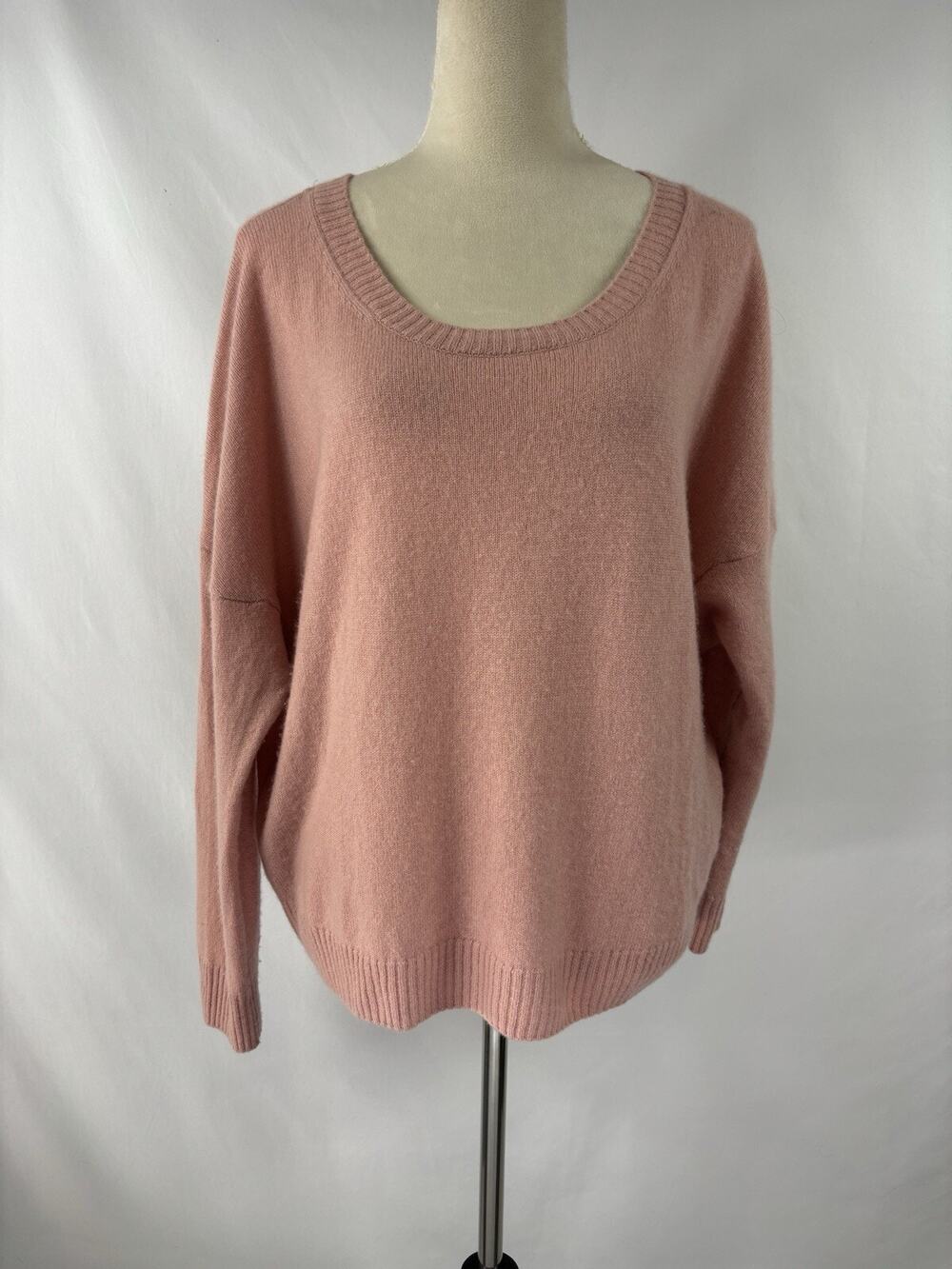 :ldb LDB Cachemire Nom Masc La Science Des Fils Cashmere Sweater Pink Large